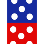 Red, White and Blue Domino Vape Station